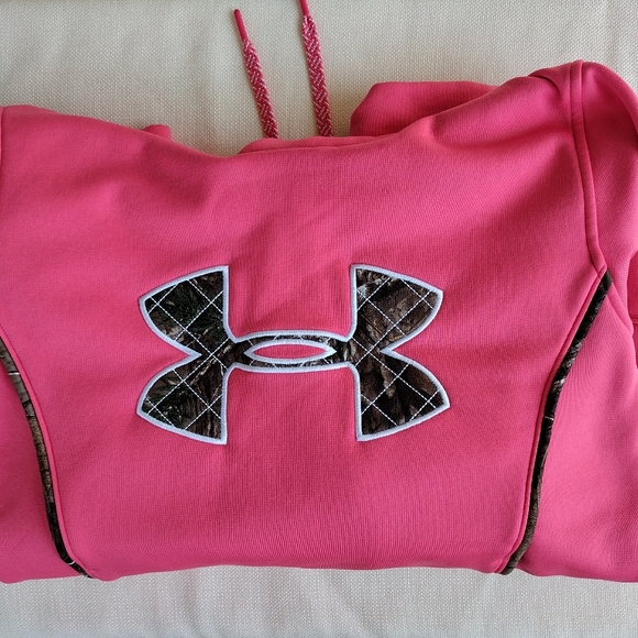 Under Armour W M Melon Realtree Mossy Oak Storm Hoodie - Picture 2 of 7